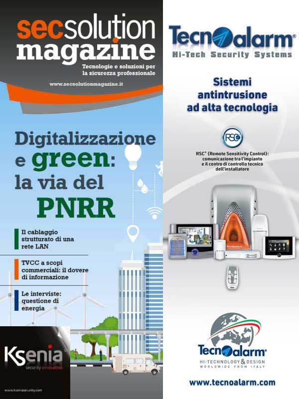 Secsolution Magazine n.19 Feb/22. Digitalizzazione e green: la via del PNRR
