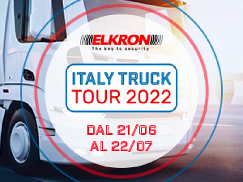 Elkron, partito da Roma l'Italy Truck Tour 2022”