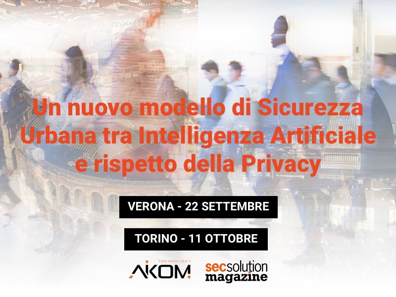 Aikom Technology: un road show per conciliare sicurezza e privacy nelle Smart Cities