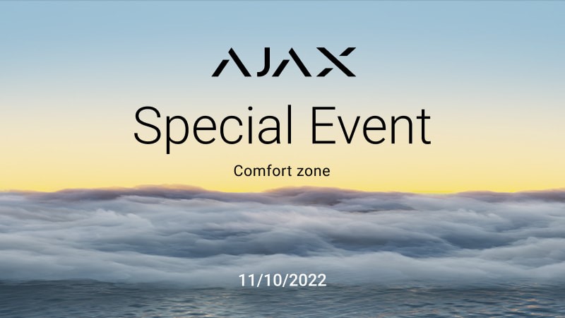 Ajax Systems, in ottobre lo 