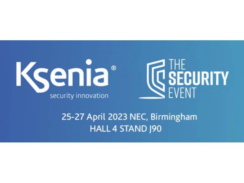 Ksenia Security partecipa a The Security Event di Birmingham 