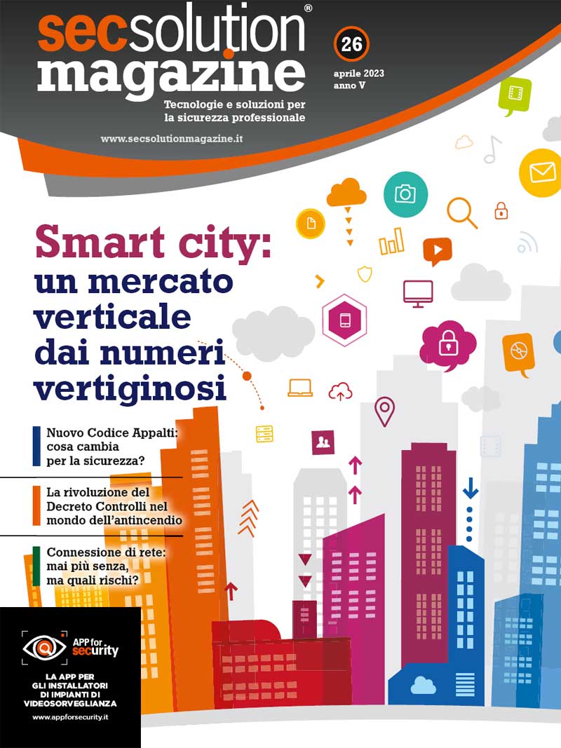 Secsolution Magazine n.26 Apr/23. Smart city: un mercato verticale dai numeri vertiginosi