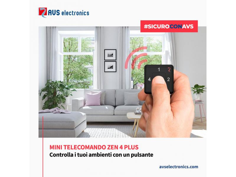 AVS Electronics, telecomando ZEN 4 Plus Black 