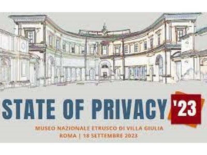 Garante protezione dati personali, al via a Roma “State of privacy 2023”