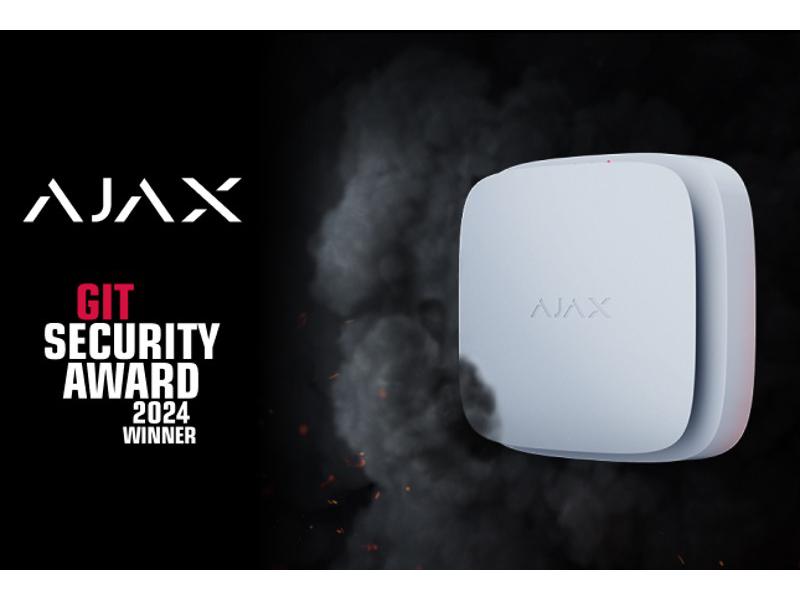 Ajax Systems, FireProtect 2 si aggiudica il GIT Security Award 2024