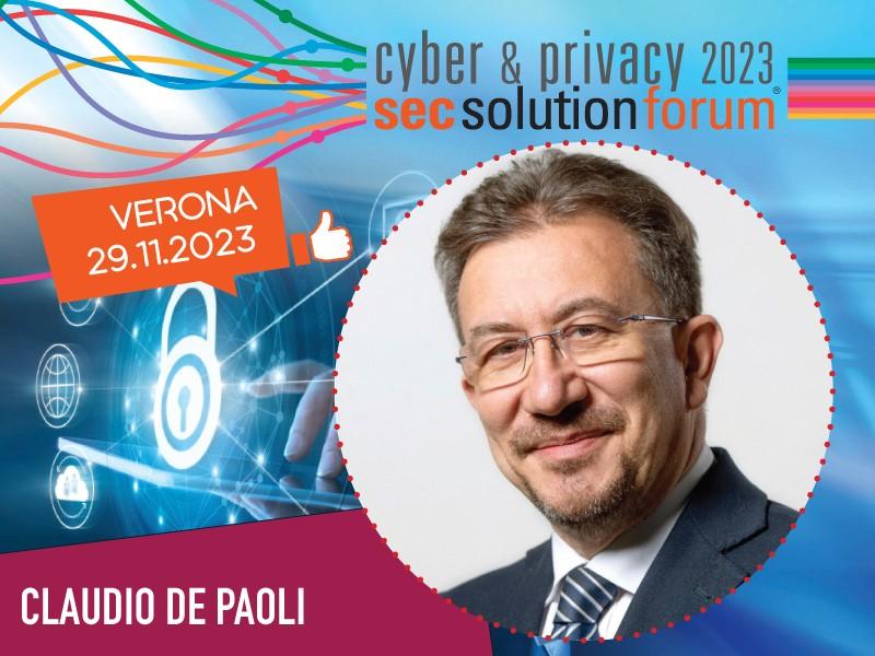 cyber & privacy forum: De Paoli di BIP CyberSec alla tavola rotonda di apertura
