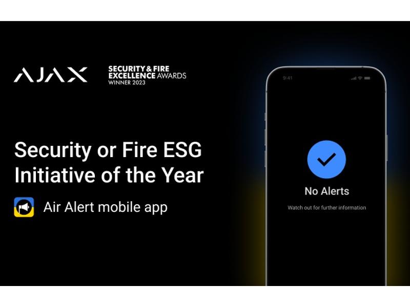 Ajax Systems premiata ai Security & Fire Excellence Awards 2023