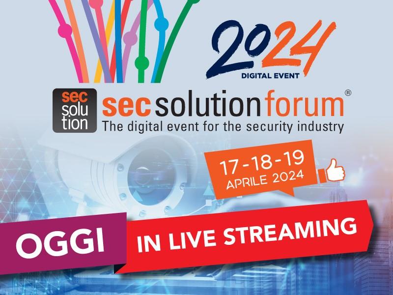 secsolutionforum, l’evento digitale della sicurezza: primo giorno di diretta web  