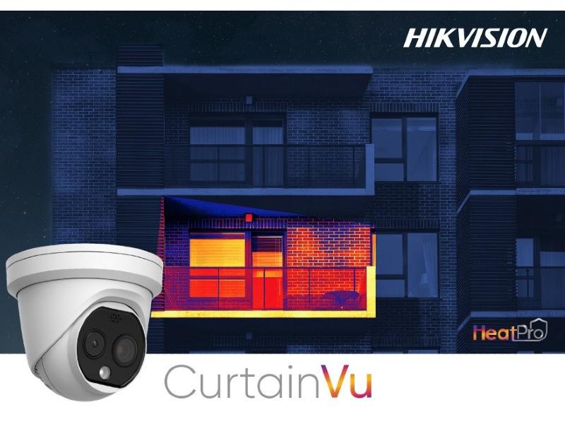 Hikvision: Telecamera HeatPro CurtainVu, TVCC e intrusione ad alte performance