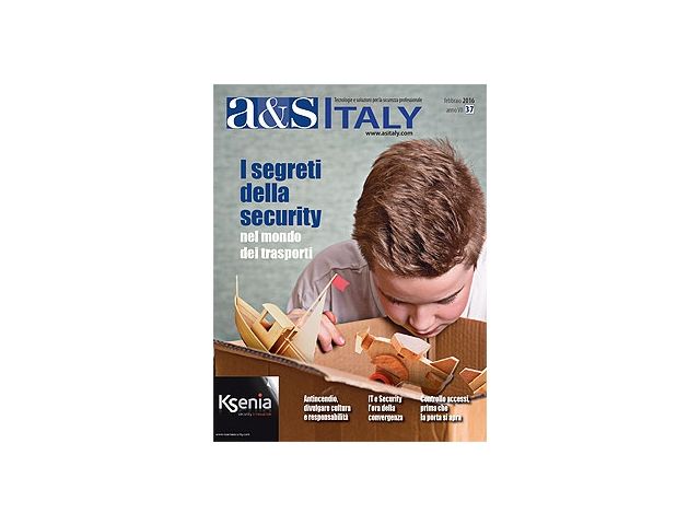 a&s Italy n.37 Feb 2016, I segreti della security nel mondo dei trasporti